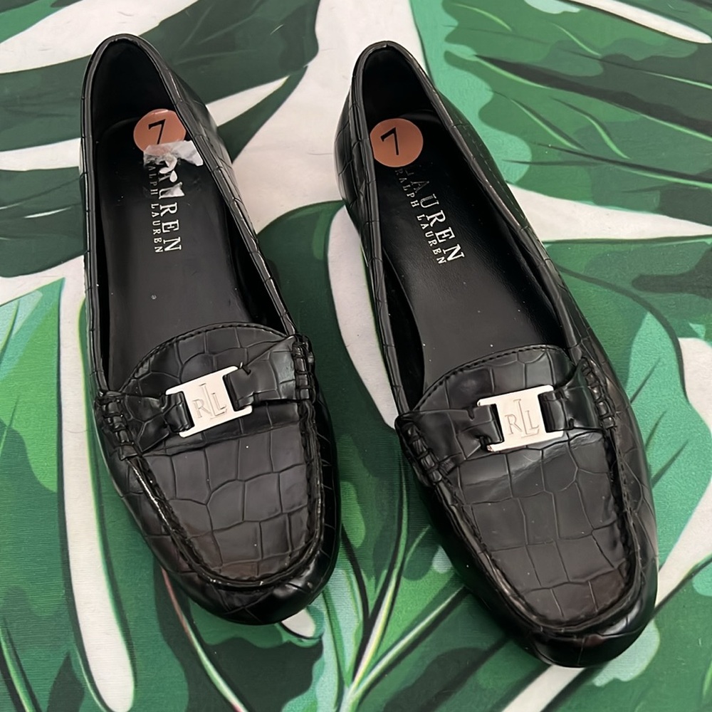 * Ralph Lauren black loafers